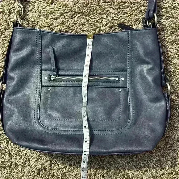 INC International Concepts Crossbody Blueish/Gray NWOT - Picture 6 of 7